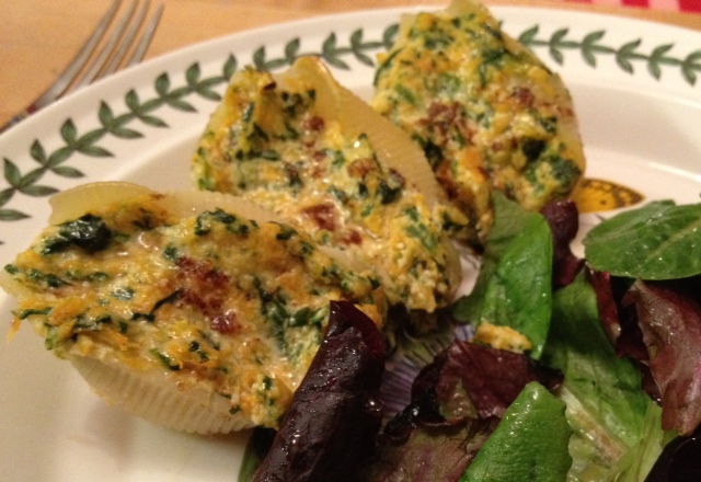 butternut squash stuffed shells6