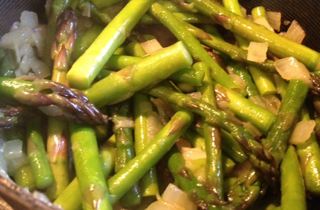 asparagus & saffron fetuccini 3