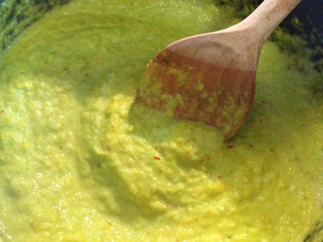 asparagus & saffron fetuccini 6