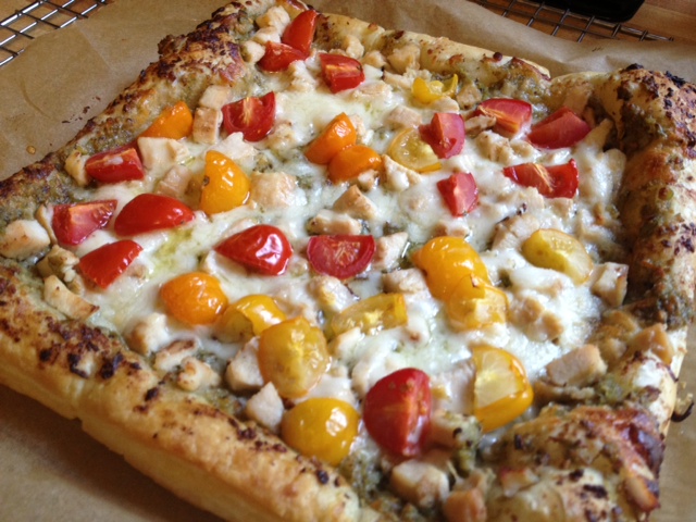 chicken pesto tart 2