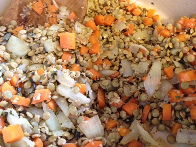 Lemony Lentil, Orzo & Broccoli 2