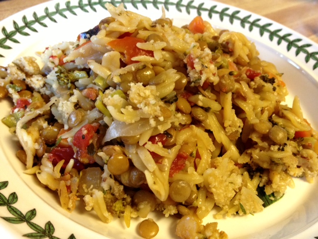 Lemony Lentil, Orzo & Broccoli 8