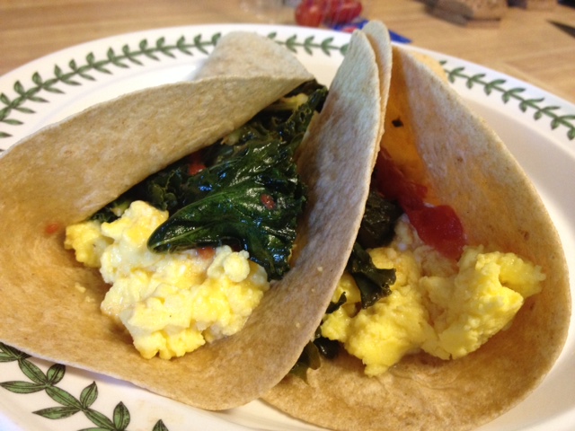 Kale, Egg & Tomato Taco 2