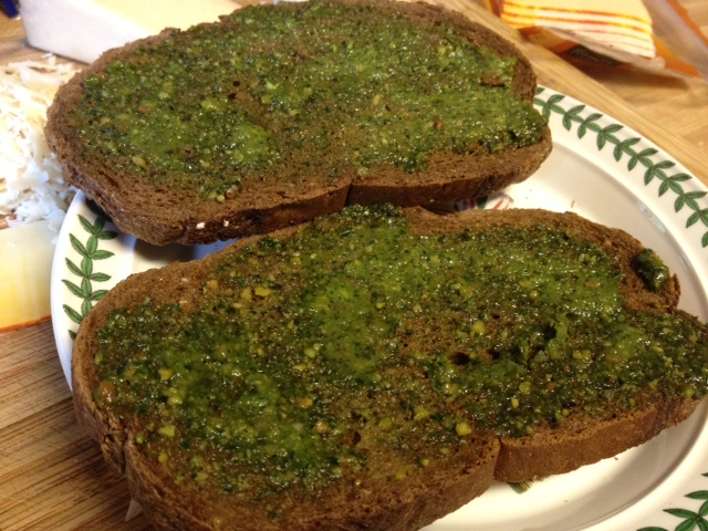 Pesto Grilled Cheese 1