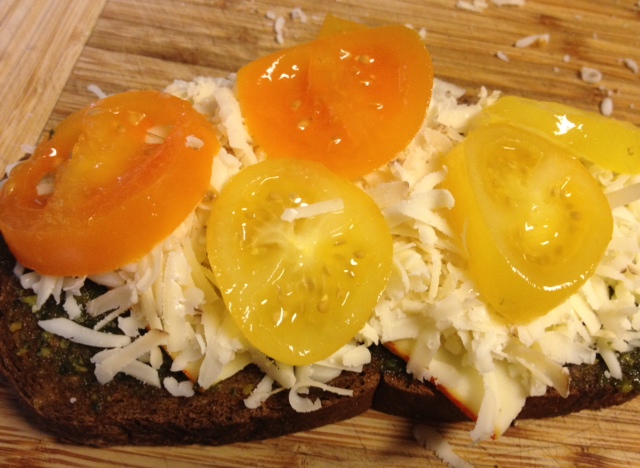 Pesto Grilled Cheese 4