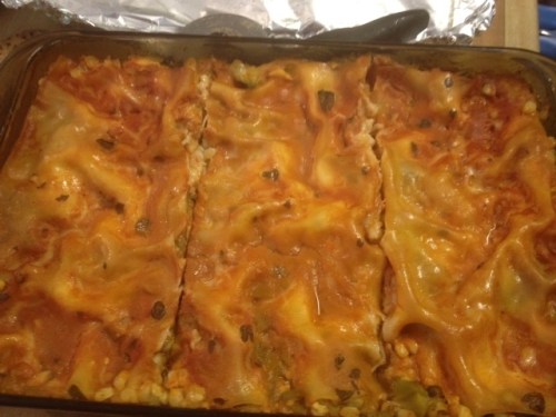 Mexican Broccoli Lasagna a