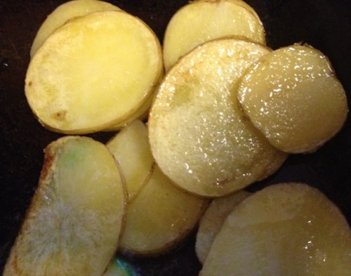 Potato Zucchini Garlic Scape Frittata 2